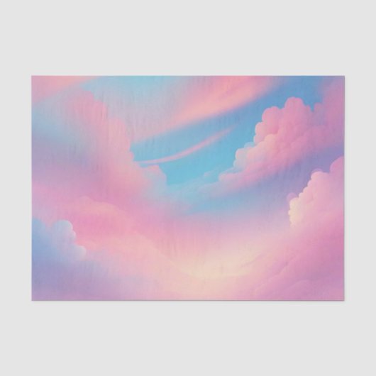 Dromerige Cloudscape Tranquil Tissuepapier (Voorkant)