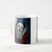 dromerige clown koffiemok (Voorkant links)