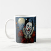 dromerige clown koffiemok (Links)