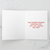 Dromerige Cocker Spaniel Puppy in Santa Hat en Sja Kaart (Binnen)