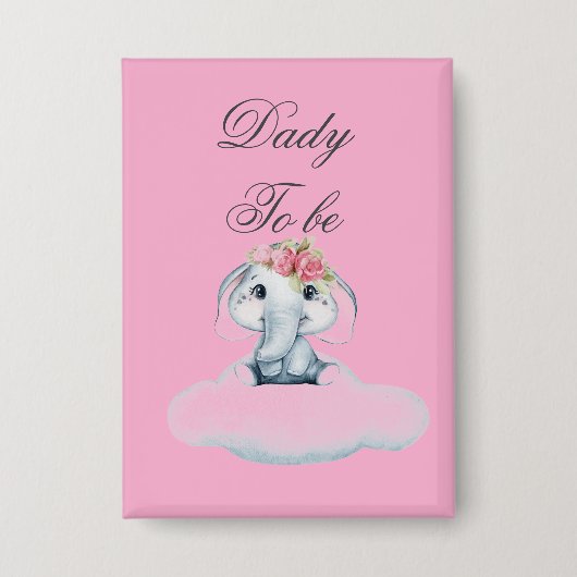 Dromerige dagen met Rosie de olifant. Button (Voorkant)