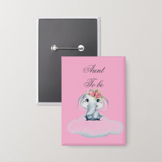 Dromerige dagen met Rosie de olifant. Button (Voorkant / Achterkant)