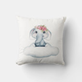 Dromerige dagen met Rosie de olifant. Kussen (Voorkant)