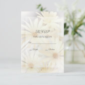 Dromerige Daisies 2 RSVP-kaart RSVP Kaartje (Staand voorkant)