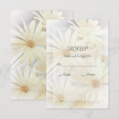 Dromerige Daisies 2 RSVP-kaart RSVP Kaartje (Voorkant / Achterkant)