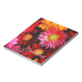 Dromerige Daisies Floral Notitieblok (Linkerzijde)