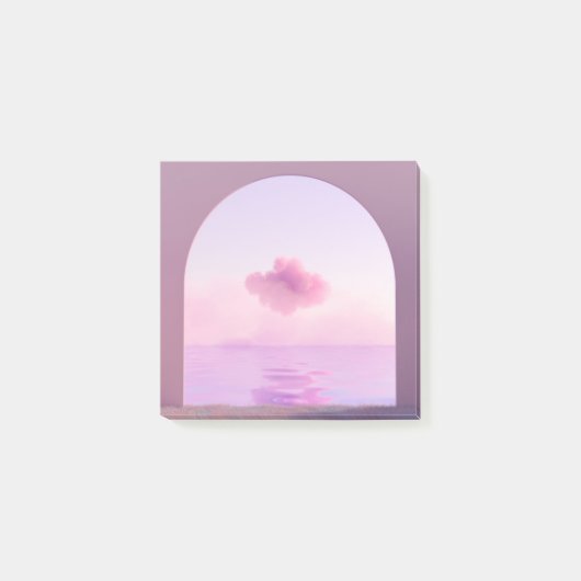 Dromerige deuropening post het notities post-it® notes (Voorkant)