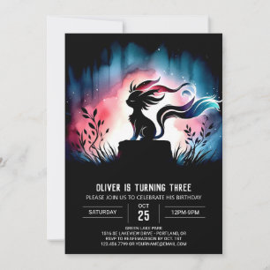 Dromerige digitale kattenverjaardag kaart