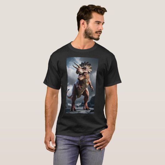 Dromerige dinosaurus T-shirts (Voorkant volledig)