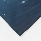 Dromerige dolfijnenprint fleece deken (Hoek)