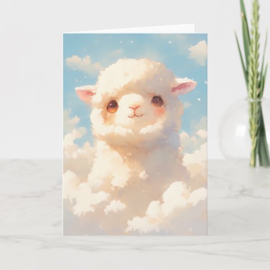 Dromerige Donzige Alpaca's Kaart (Voorkant)