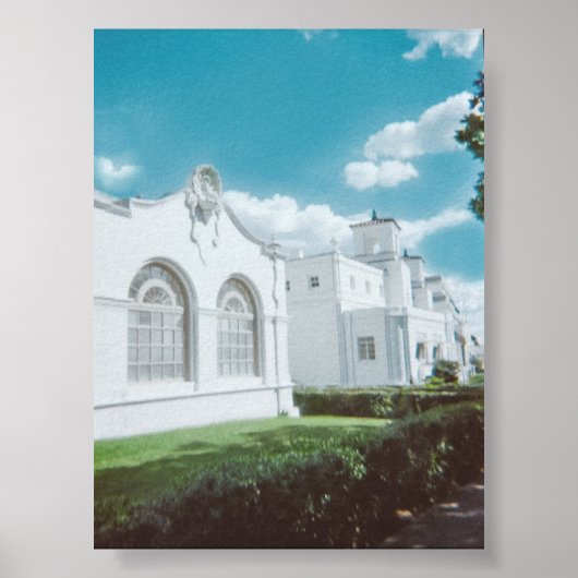 Dromerige Downtown Hot Springs Vintage Poster (Voorkant)