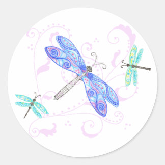 Dromerige Dragonflies Sticker