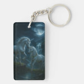 Dromerige Eenhoorn Acryl Sleutelhanger (achterkant)