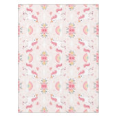 Dromerige eenhoorns, regenbogen, bloemen, Schattig Tafelkleed (Voorkant)