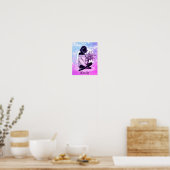 Dromerige elegantie: het stille reflectie Poster v (Keuken)