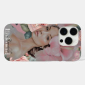 Dromerige etherische stof Roze Bloemen Art Bruidsm Case-Mate iPhone Case (Achterkant (horizontaal))