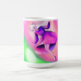 Dromerige Fantasy Prinses Illustratie Koffiemok