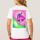 Dromerige Fantasy Prinses Illustratie T-Shirt (Achterkant)