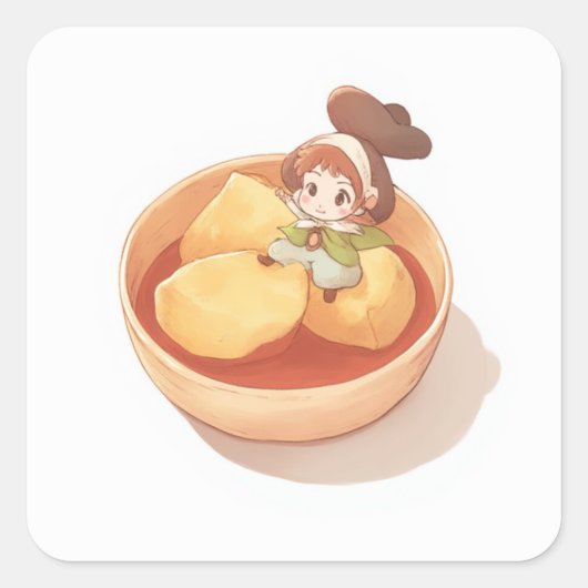 Dromerige Fantasy Sticker (Voorkant)