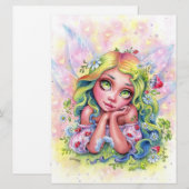 Dromerige feeën Cute Sprookjesachtige Fantasie Blo (Voorkant / Achterkant)