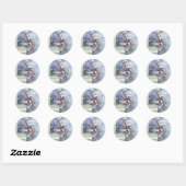 Dromerige Feeënstickers van Molly Harrison Ronde Sticker (Vel)