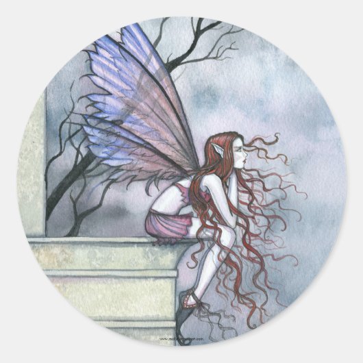 Dromerige Feeënstickers van Molly Harrison Ronde Sticker (Voorkant)