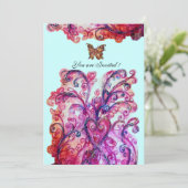 DROMERIGE FLOEREN helderrood roze paars blauw Kaart (Staand voorkant)