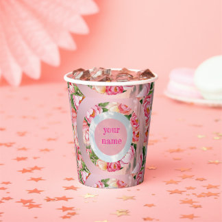 Dromerige Floral Sky Rings Papieren Bekers
