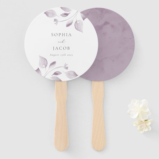 Dromerige Foliage Hand Fan Handwaaier (Voorkant en achterkant)