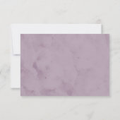 Dromerige Foliage Rsvp met Menuopties Kaartje (Achterkant)