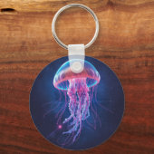 Dromerige Galaxy Oceaan Fantasie Kunst Sleutelhanger (Voorkant)