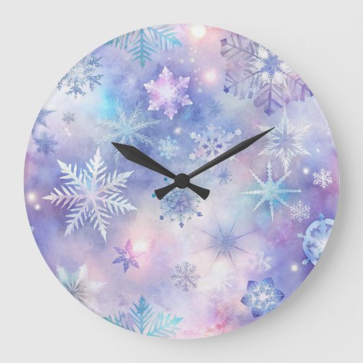 Dromerige Galaxy Ster Wandklok (Voorkant)