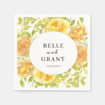 Dromerige gele roos bruiloft