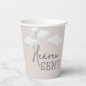 Dromerige genderneutrale hemel stuurde genderonthu papieren bekers (Achterkant)