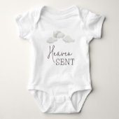 Dromerige genderneutrale hemel stuurde genderonthu romper (Voorkant)