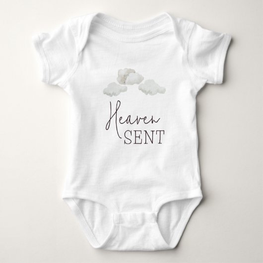 Dromerige genderneutrale hemel stuurde genderonthu romper (Voorkant)