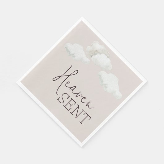 Dromerige genderneutrale hemel stuurde genderonthu servet (Hoek)