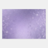 Dromerige Glam Paarse Lavendel Glitter Verjaardag Inpakpapier Vel (Voorkant 3)
