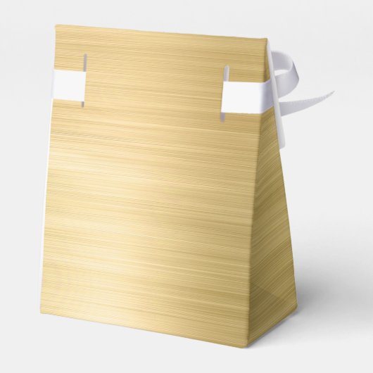 Dromerige Glitzy Glam Gouden Sparkle Bedankdoosjes (Achterkant)