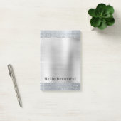 Dromerige Glitzy Silver Sparkle Post-it® Notes (Kantoor)
