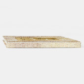 Dromerige Glitzy Witte Glam Sparkle Bruiloft Gastenboek (Rug)