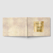 Dromerige Glitzy Witte Glam Sparkle Bruiloft Gastenboek (Volledig)