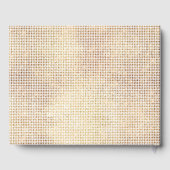 Dromerige Glitzy Witte Glam Sparkle Bruiloft Gastenboek (Achterkant)