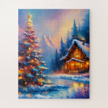 Dromerige grillige berg kersthut