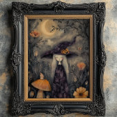 Dromerige grillige Halloween Witch Decoupage Tissuepapier