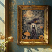 Dromerige grillige Halloween Witch Decoupage Tissuepapier