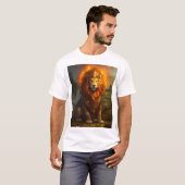 "Dromerige grillige leeuw T-shirt ontwerp" (Voorkant volledig)