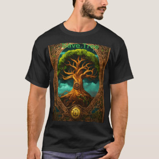 Dromerige grillige Natuur T-shirt ontwerp