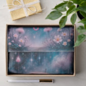 Dromerige grillige roze paraplu decoupage papier (Geschenk)